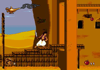 Aladdin (USA) In game screenshot
